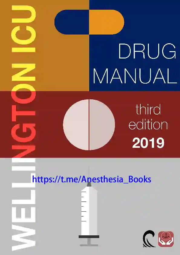 ANESTHESIA DRUG MAUAL BOOK WELLINGTON